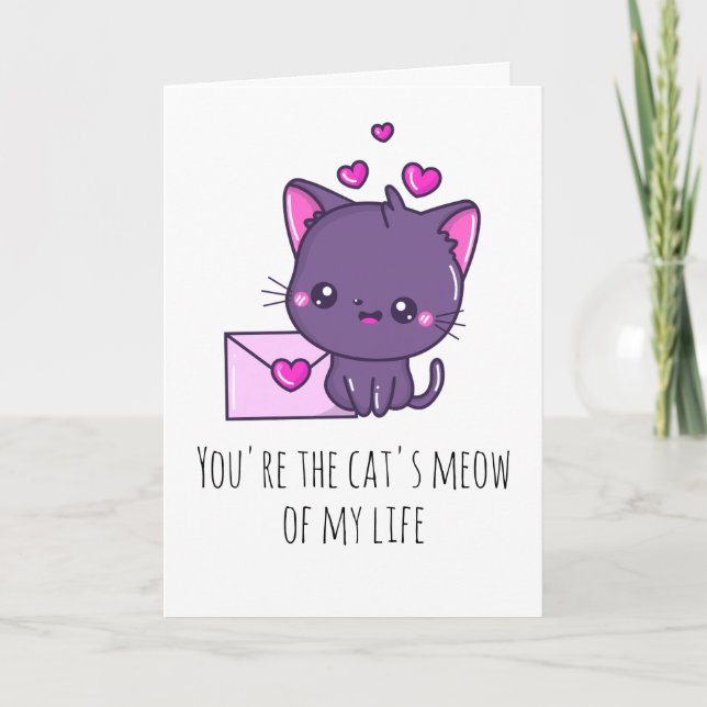 funny cat valentine cards (Front)