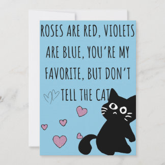 Funny Cat valentine's day cards