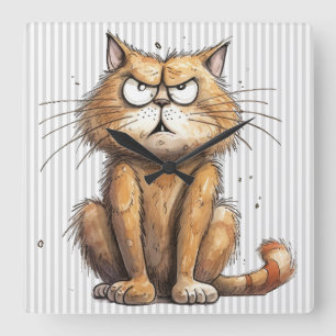 Funny Cat Wall Clock