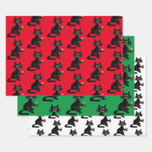 Funny Cat Wrapping Paper Kit