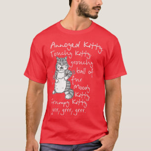Funny Cat Yarn String Theory T-Shirt