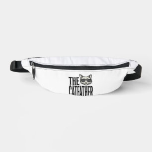 Funny Catfather Vintage Cat Quote Graphic Shirt_1 Fanny Pack