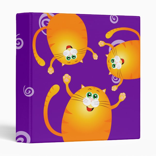 Funny cats, binder (Front/Spine)