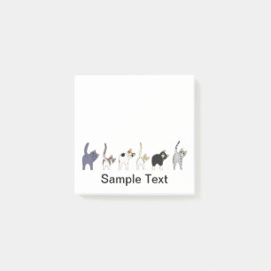 funny cats design post it post-it notes
