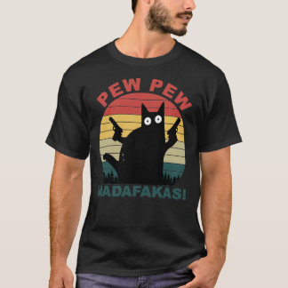 Funny cats lovers, pew pew madafakas cat Essential T-Shirt