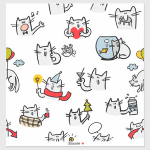 Funny cats, milk and magic.