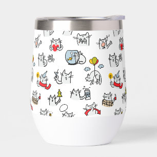 Funny cats, milk and magic.