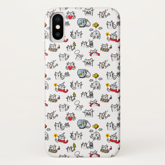 Funny cats, milk and magic. Case-Mate iPhone case (Back)