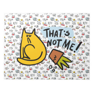 Funny cats, milk and magic. notepad