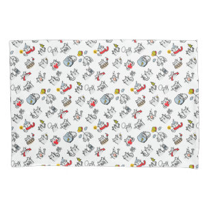 Funny cats, milk and magic. pillowcase