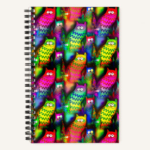 Funny Cats Pattern-54578 Notebook