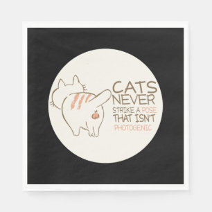 Funny cats quote funny cat quotes funny cat meme napkin