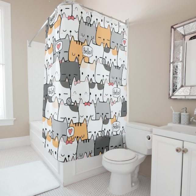 funny cats seamless pattern (In Situ)