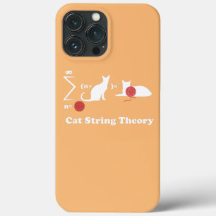 Funny Cats String Theory Sarcastic Science Humour  iPhone 13 Pro Max Case