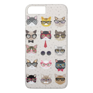 Funny Cats with Glasses iPhone 7 Plus Case
