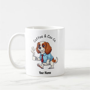 Funny Cavalier King Charles Business Suit Coffee  Mug