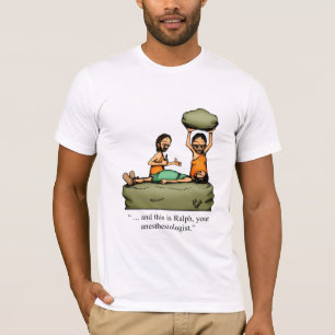 Funny Caveman Anesthesiologist Cartoon T-Shirt! T-Shirt