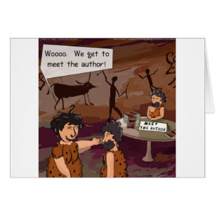 Funny Caveman Author "Meet The Author"