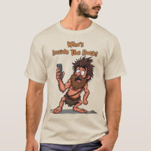 Funny Caveman – Stone Age Meets Modern Tech