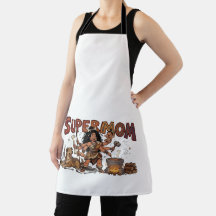 Funny Cavewoman Super Mom Multi Tasking Retro
