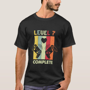 Funny Celebrate 7th Wedding Anniversary - Level 7 T-Shirt