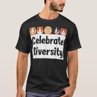 Funny Celebrate Diversity Cute Guinea Pig Owner Lo T-Shirt