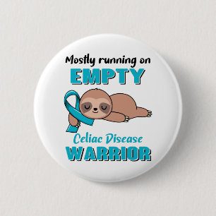 Funny Celiac Disease Awareness Gifts 2 Inch Round Button