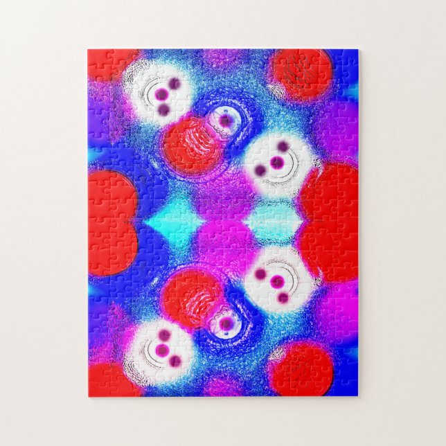 Funny cells art jigsaw puzzle (Vertical)