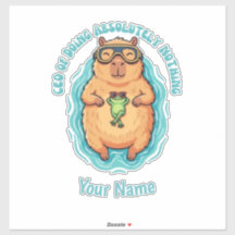 Funny CEO of Doing Nothing Capybara Frog