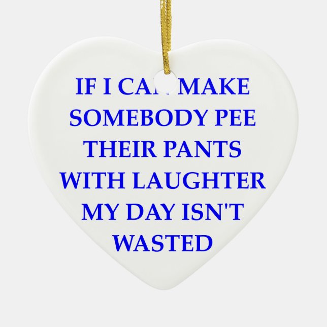 funny ceramic ornament (Front)