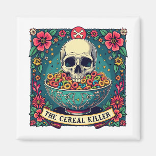 Funny Cereal Killer Family Cereal Lovers Magnet