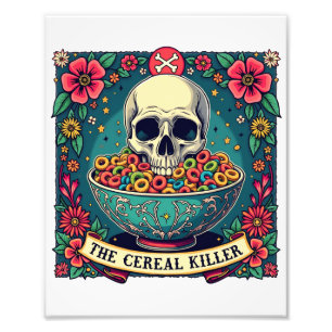 Funny Cereal Killer Family Cereal Lovers Photo Print