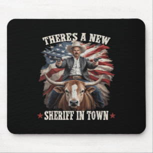 Funny Chad Bianco Cowboy Bianco For California Gov Mouse Pad