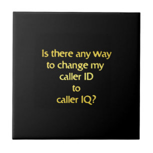 Funny Changing ID to IQ Joke Tile