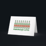 FUNNY  CHANUKAH HANUKKAH LITES GIFTS HOLIDAY CARD<br><div class="desc">GIVE THESE HANUKKAH LITES GIFTS TO YOUR FAVORITE DRINKERS WHO APPRECIATE JEWISH HUMOR.</div>