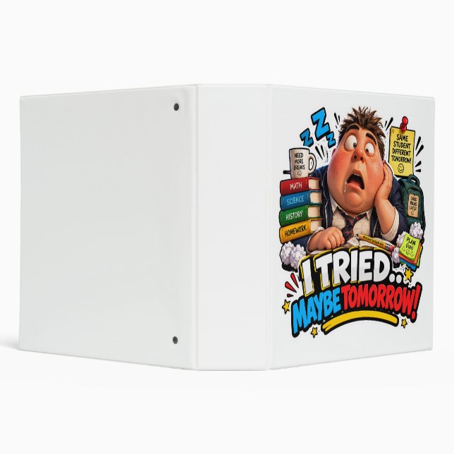 Funny Characters Back to School Balloon Binder (Background)