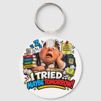Funny Characters Back to School Balloon Keychain