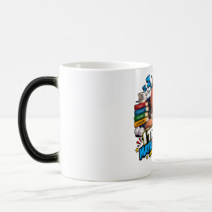 Funny Characters Back to School Balloon Magic Mug