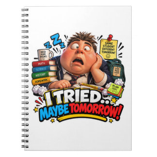 Funny Characters Back to School Balloon Notebook