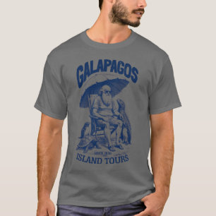 Funny Charles Darwin Galapagos Islandours Evolutio T-Shirt