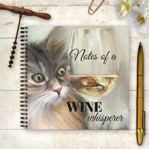 Funny Chat Art Vin Carnet Lover