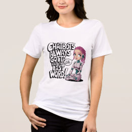 Funny Chatbot Memes Always Have the last Word Tri-Blend Shirt