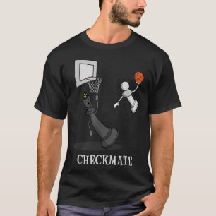 Funny Checkmate Chess Basketball Game Board King P T-Shirt