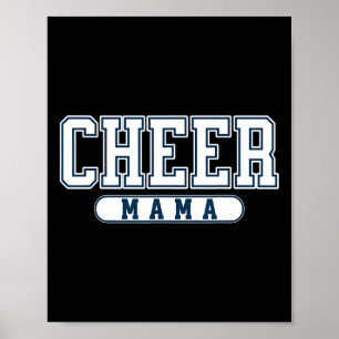 Funny Cheer Mom Cheerleading For Cheerleader Squad Poster