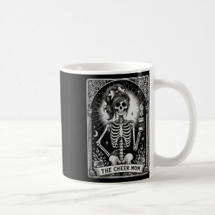 Funny Cheer Mom Halloween, Tarot Card Cheerleading Coffee Mug