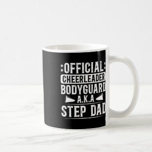 Funny Cheer Step-dad Of A Cheerleader Stepfather  Coffee Mug