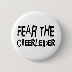 Funny Cheerleader 2 Inch Round Button
