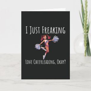 Funny Cheerleader Cards Dance Sport Dancing Dancer