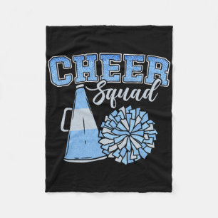Funny Cheerleader Cheer Squad Cheerleading Carlina Fleece Blanket