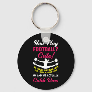 Funny Cheerleading Cheerleader _1  Keychain